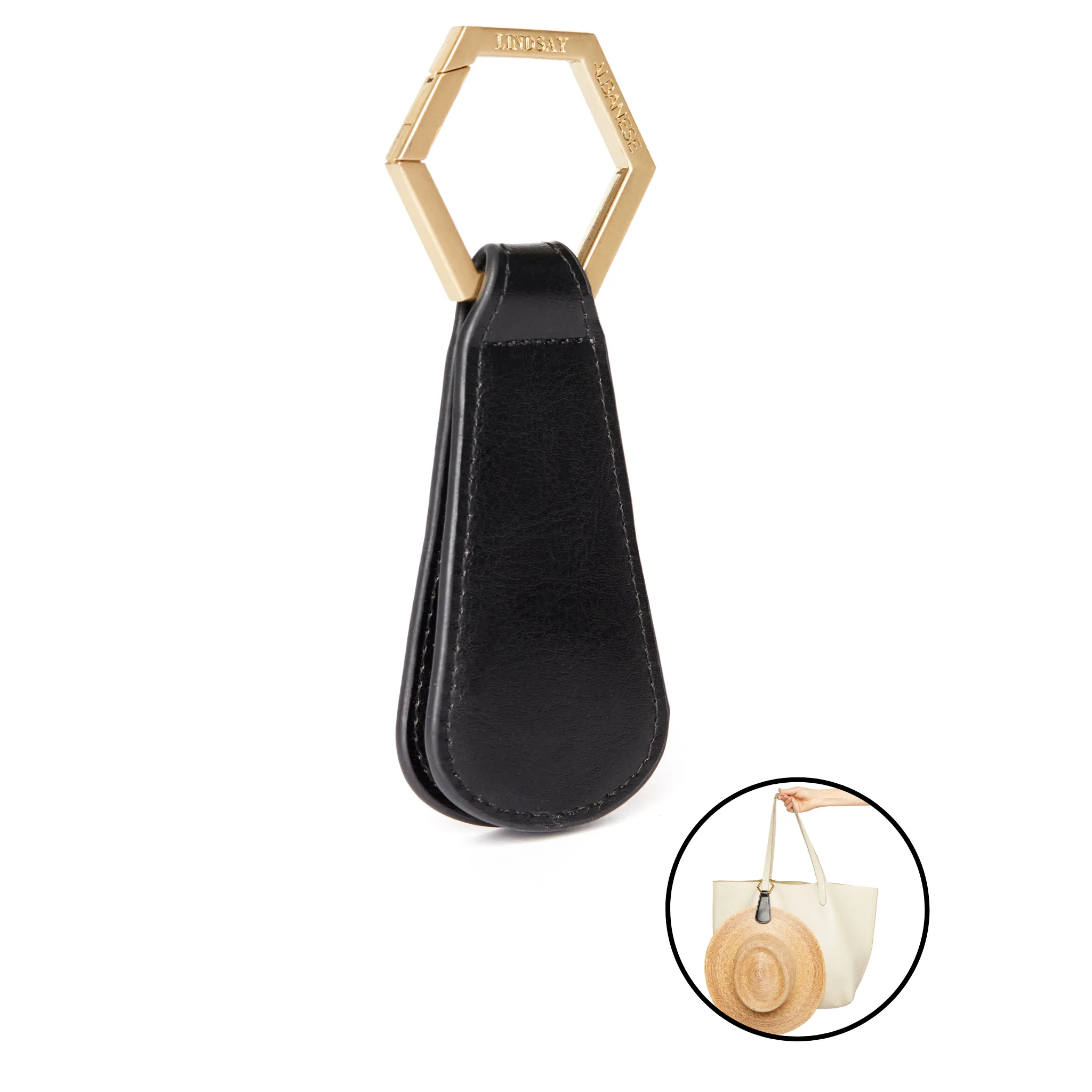 The Drop Faux Leather TOPTOTE Hat Clip sold by The Fileist product image thumbnail 2