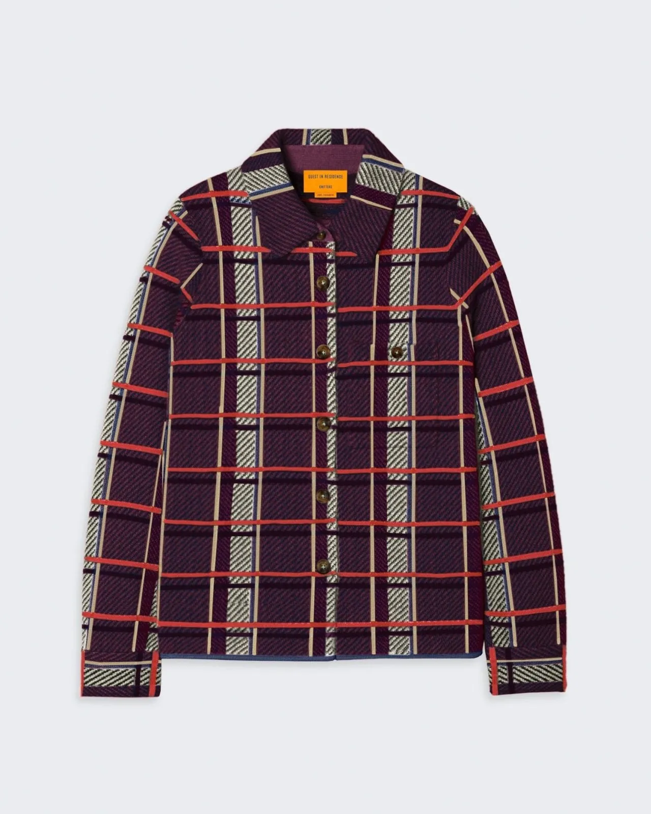 Dylan Plaid Shirt - Midnight Combo sold by Guest In Residence