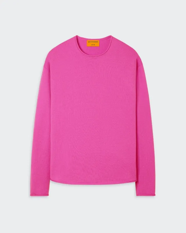 Oversized Crew - Fuchsia sold by Guest In Residence