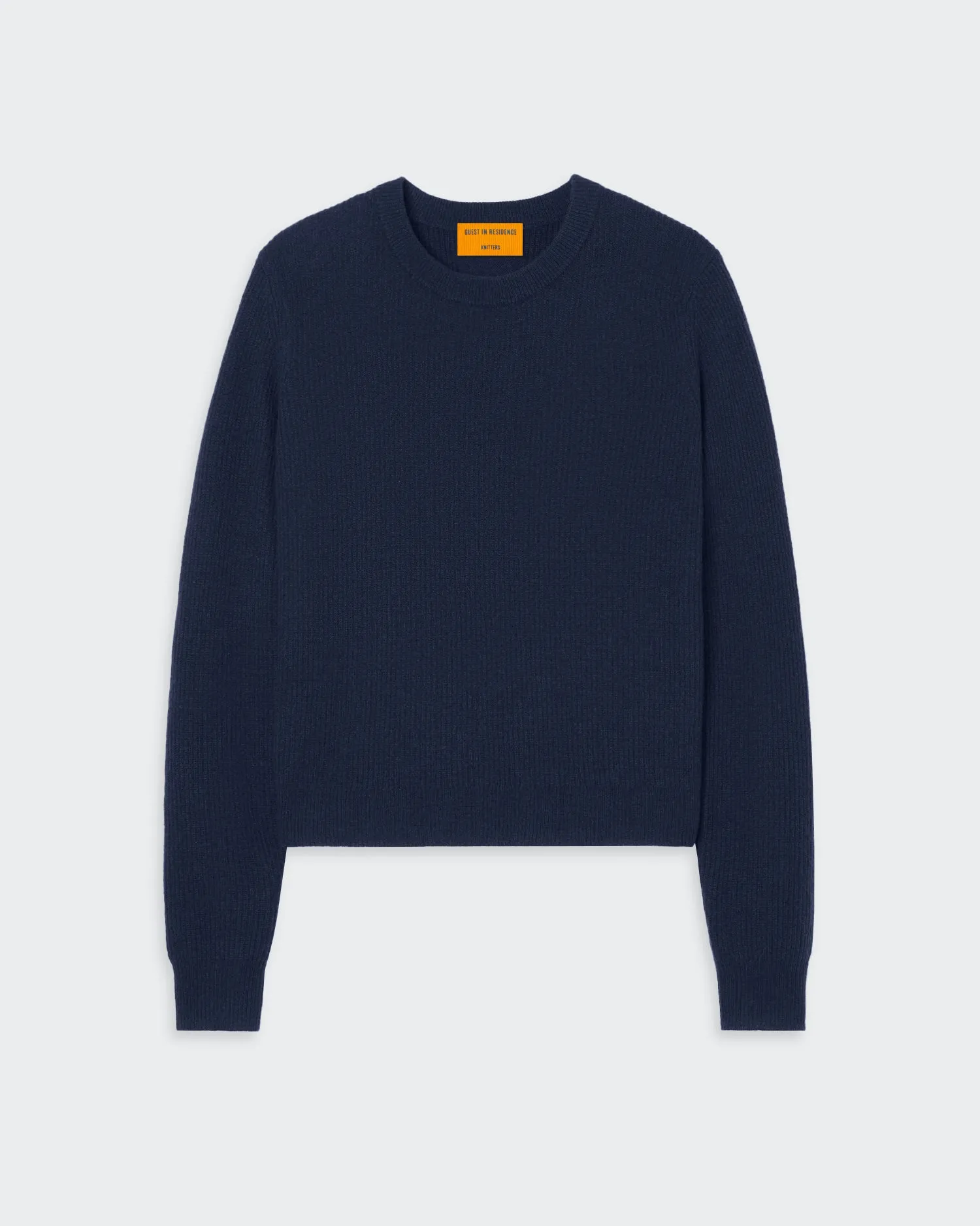 Light Rib Crew - Midnight sold by Guest In Residence