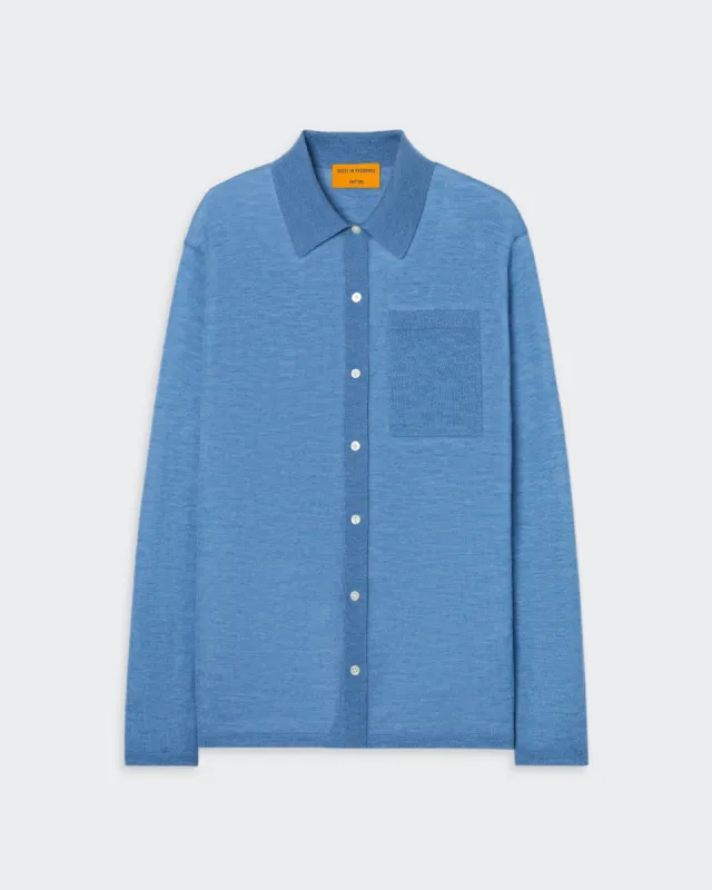 Showtime Shirt - Denim Blue sold by Guest In Residence