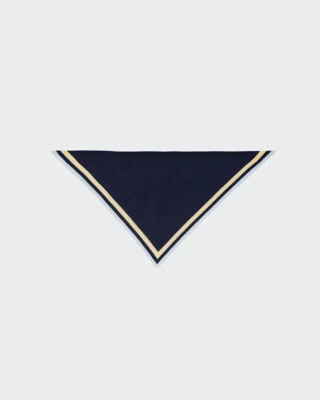 Striped Bandana - Navy/Daisy/Zephyr sold by Guest In Residence