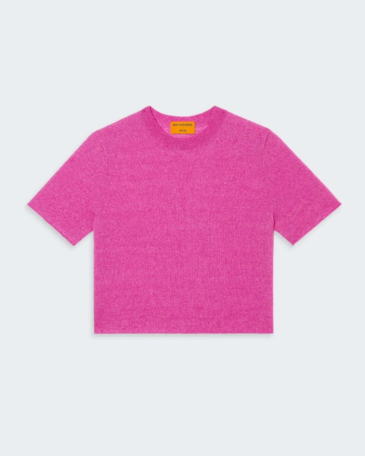Featherweight Crop Tee - Fuchsia sold by Guest In Residence