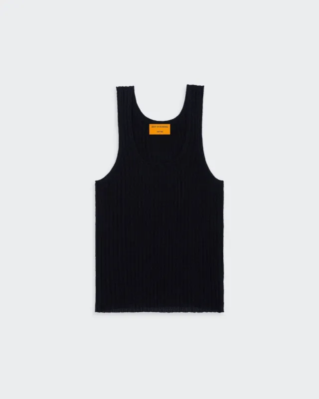 Rib Tank - Black sold by Guest In Residence