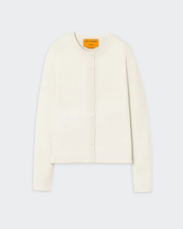 Shrunken Cardigan - Cream sold by Guest In Residence