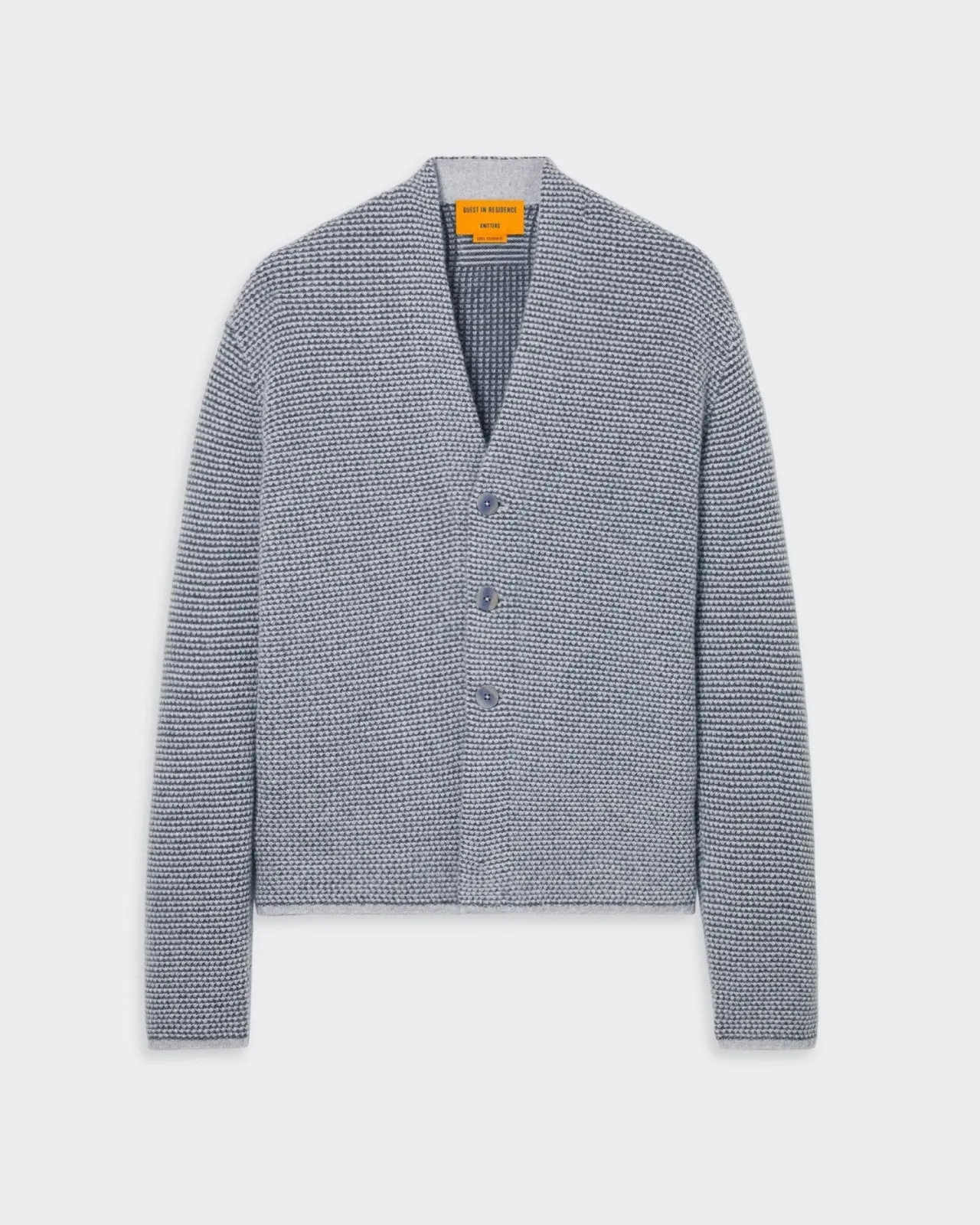 Boucle Everywear Cardigan - Charcoal/Stone sold by Guest In Residence