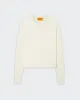 Light Rib Crew - Cream sold by Guest In Residence