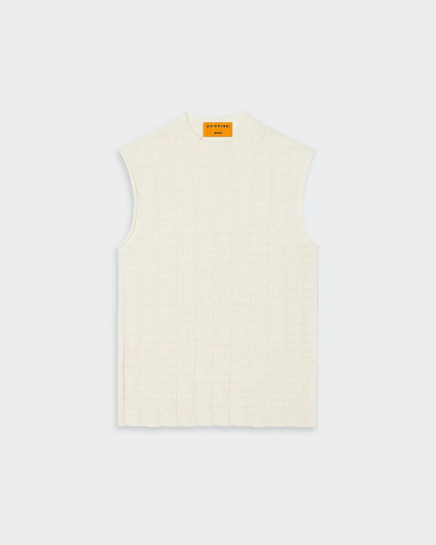 Mock Neck Shell - Cream sold by Guest In Residence