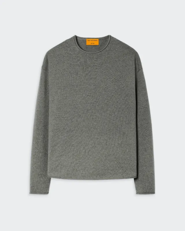 Oversized Crew - Heather Grey sold by Guest In Residence