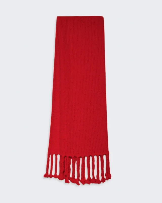 Cloud Scarf  - True Red sold by Guest In Residence