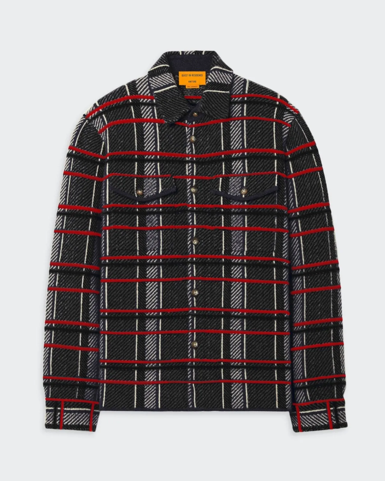 Plaid Work Shirt - Midnight Combo sold by Guest In Residence