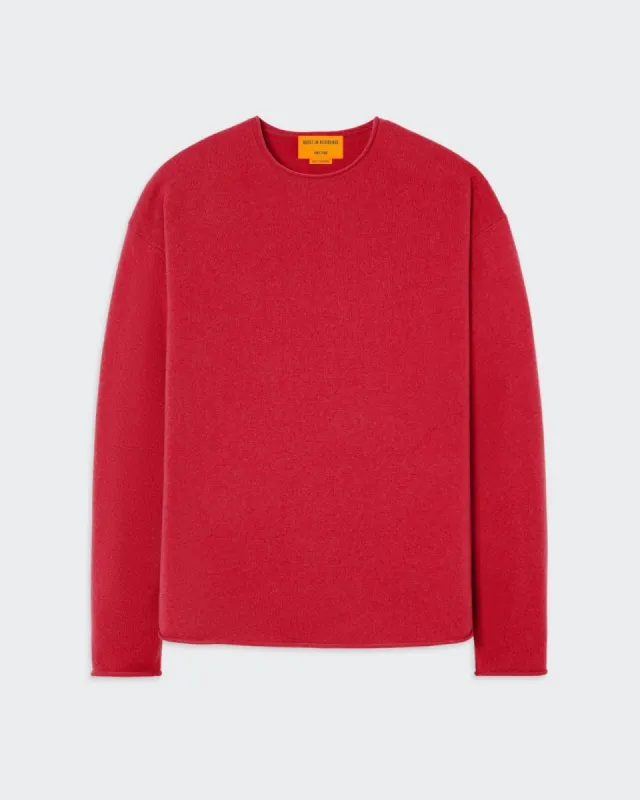 Oversized Crew - True Red made by Guest In Residence