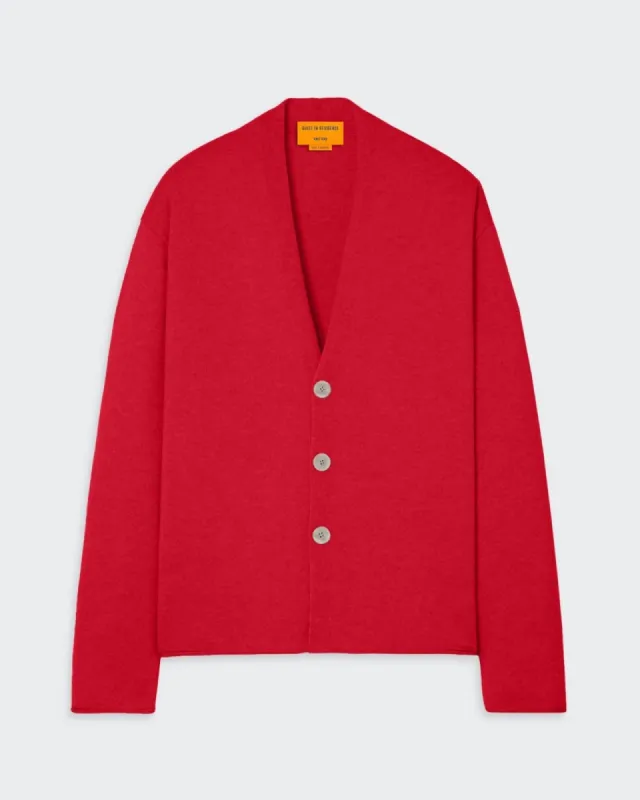 Everywear Cardigan - True Red sold by Guest In Residence