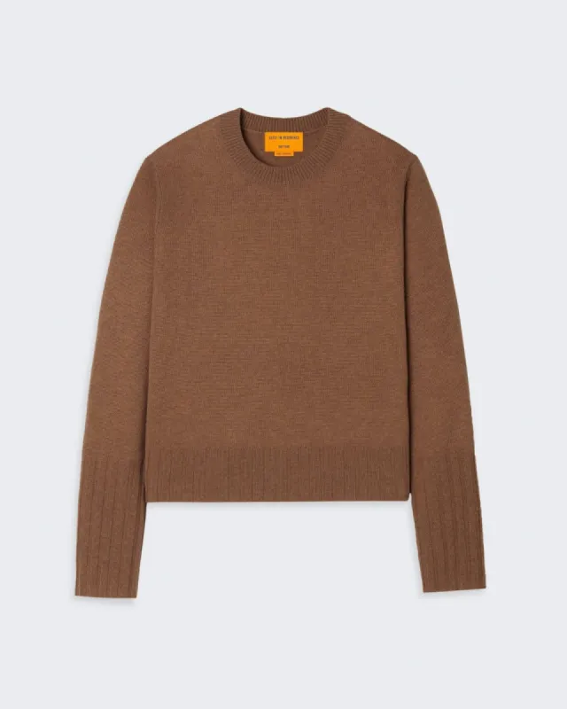 Shrunken Crew - Black sold by Guest In Residence