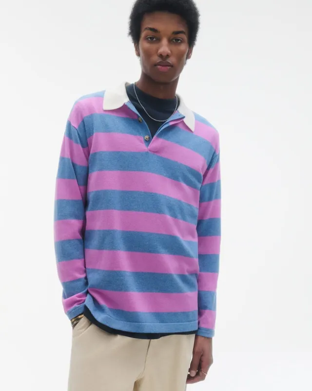 【M】Supreme Stripe Terry S/S Polo Supreme Stripe Terry S S Polo (SS24) - $110