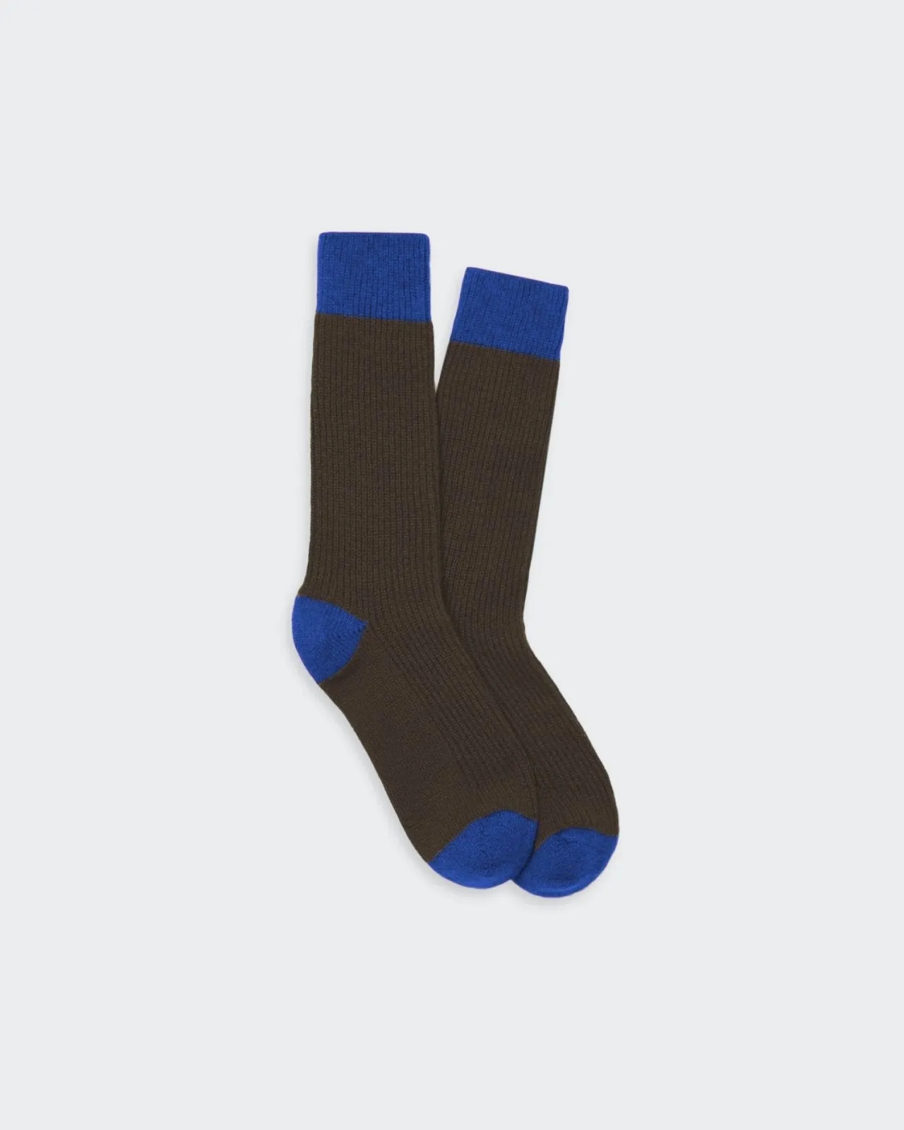The Soft Socks - Chestnut/Cobalt sold by Guest In Residence