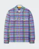 Plaid Work Shirt - Cobalt Combo sold by Guest In Residence