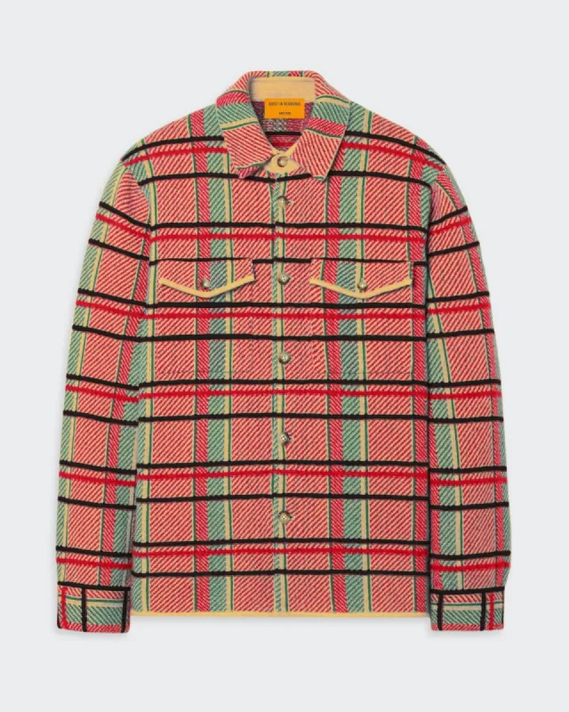 Plaid Work Shirt - Sungold Combo sold by Guest In Residence