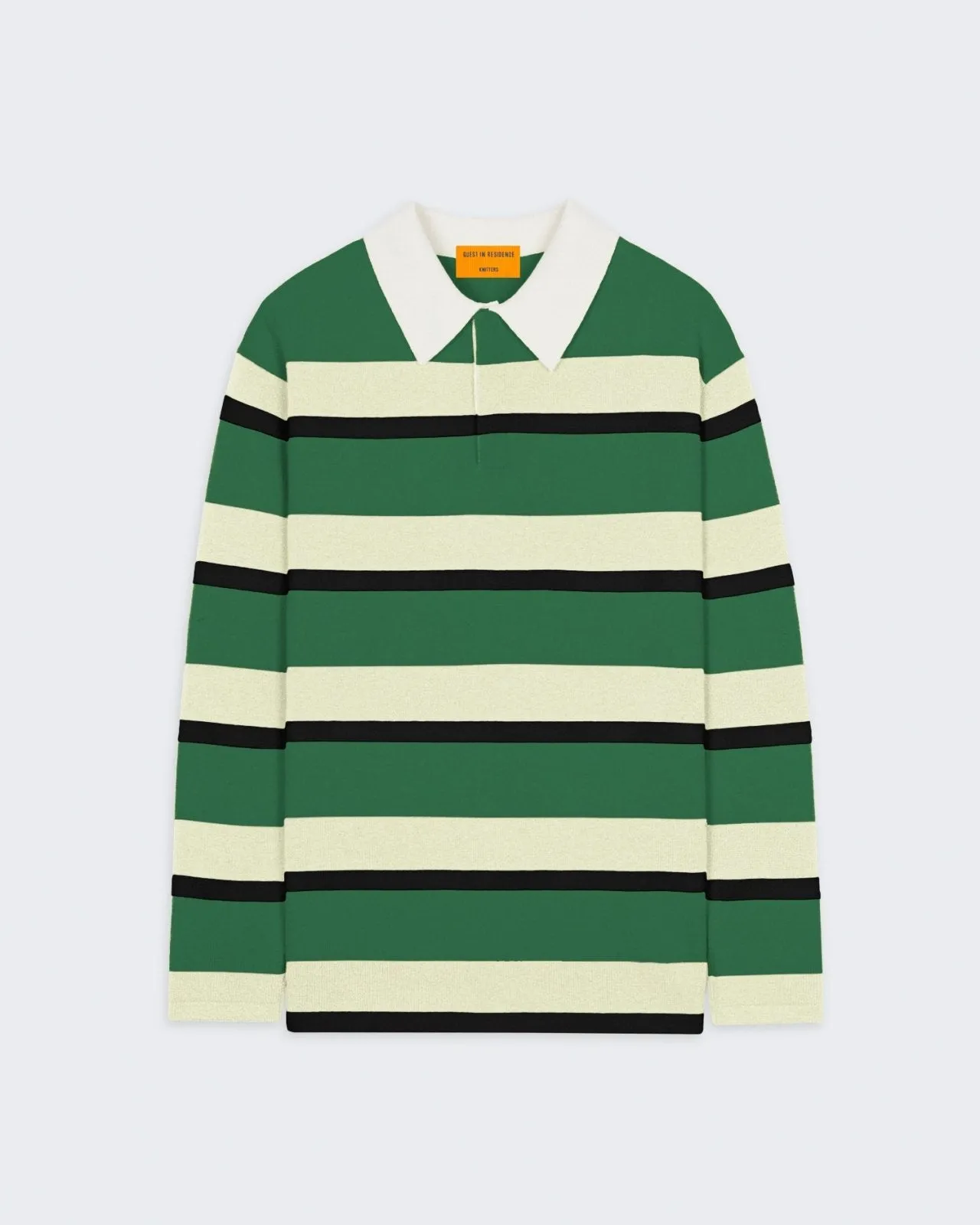 Striped Rugby - Rainforest/Cream Stripe sold by Guest In Residence