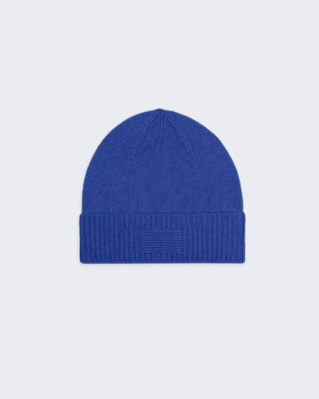 Rib Cuff Beanie - Cobalt sold by Guest In Residence