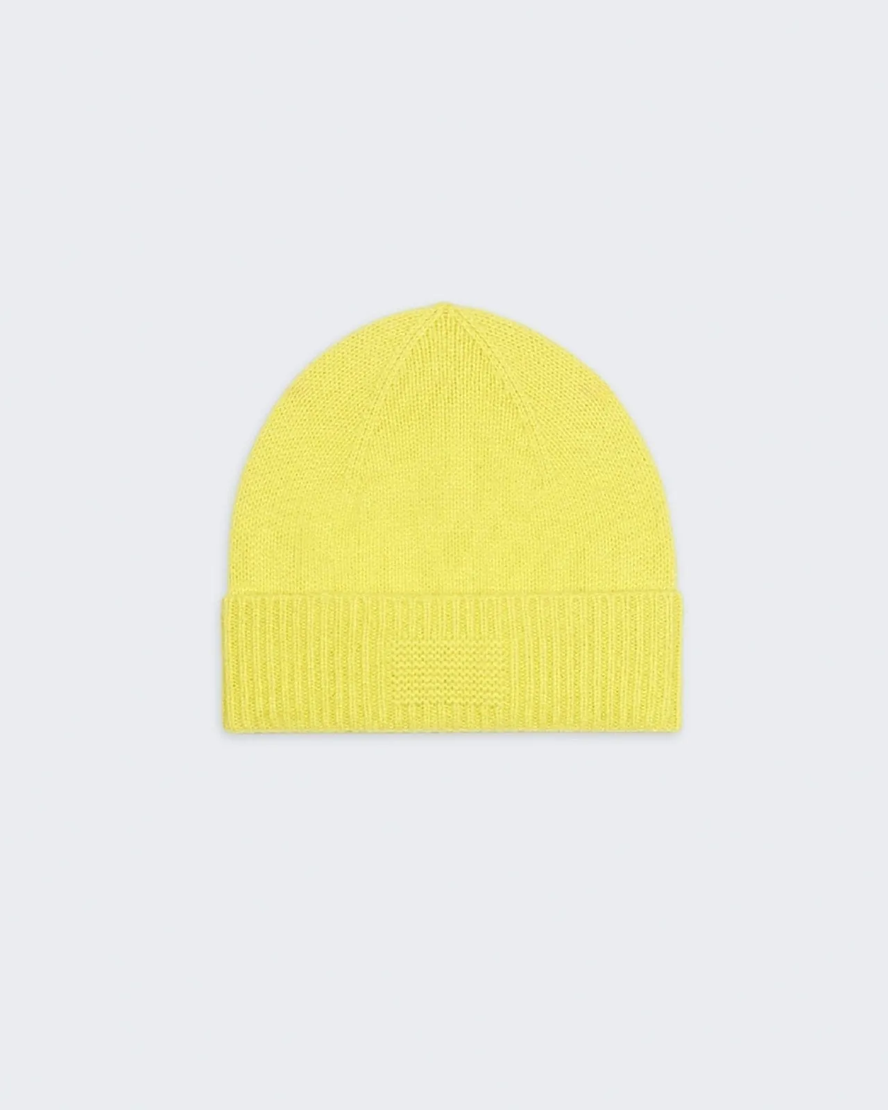 Rib Cuff Beanie - Lemon sold by Guest In Residence