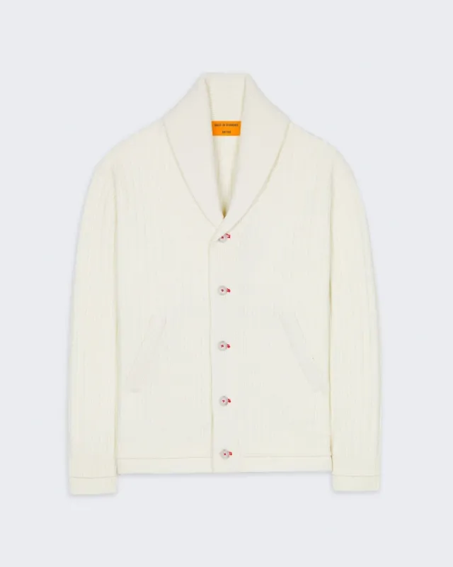 Varsity Cardigan - Cream sold by Guest In Residence