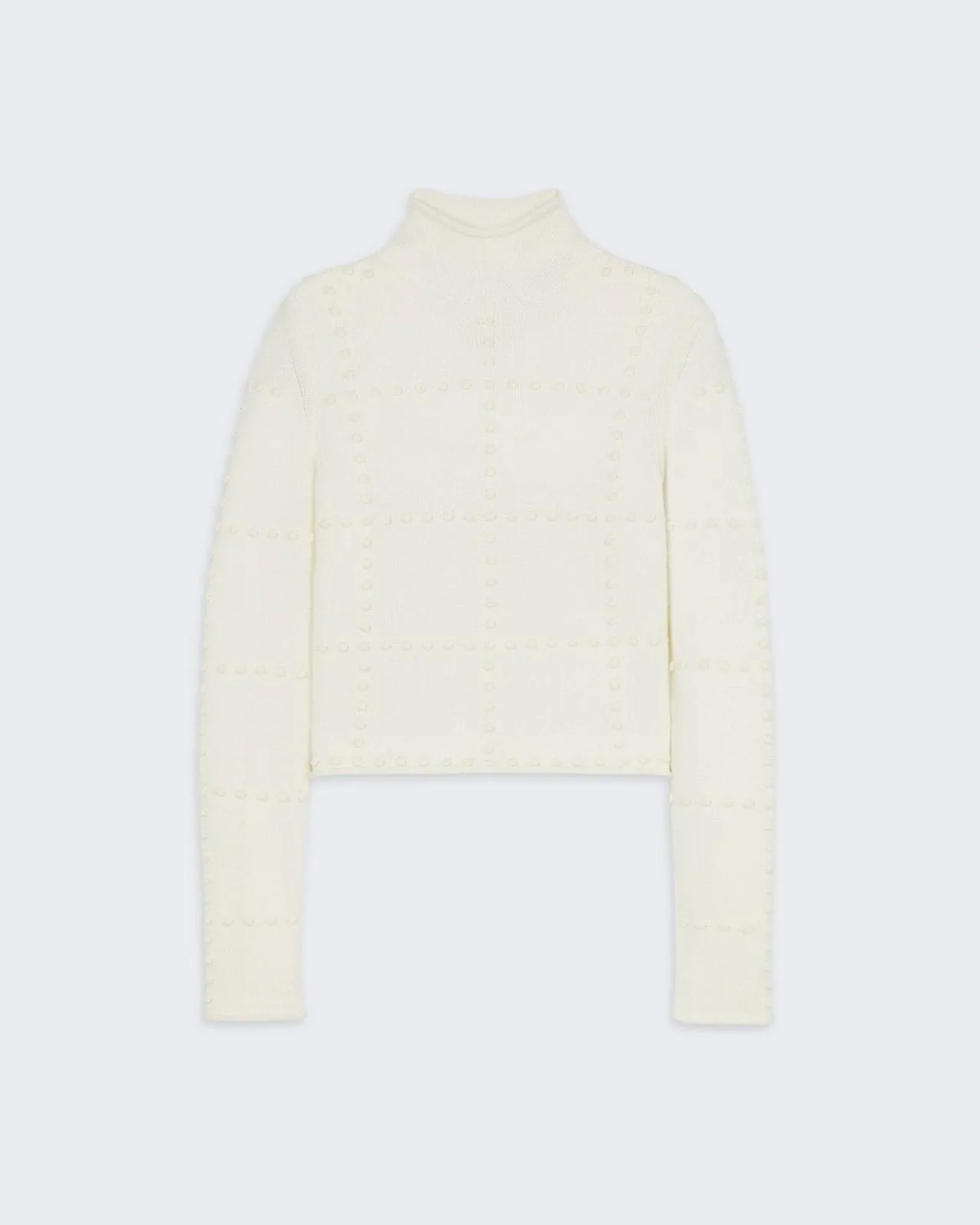 Popcorn Top in Cashmere Blend - Cream sold by Guest In Residence