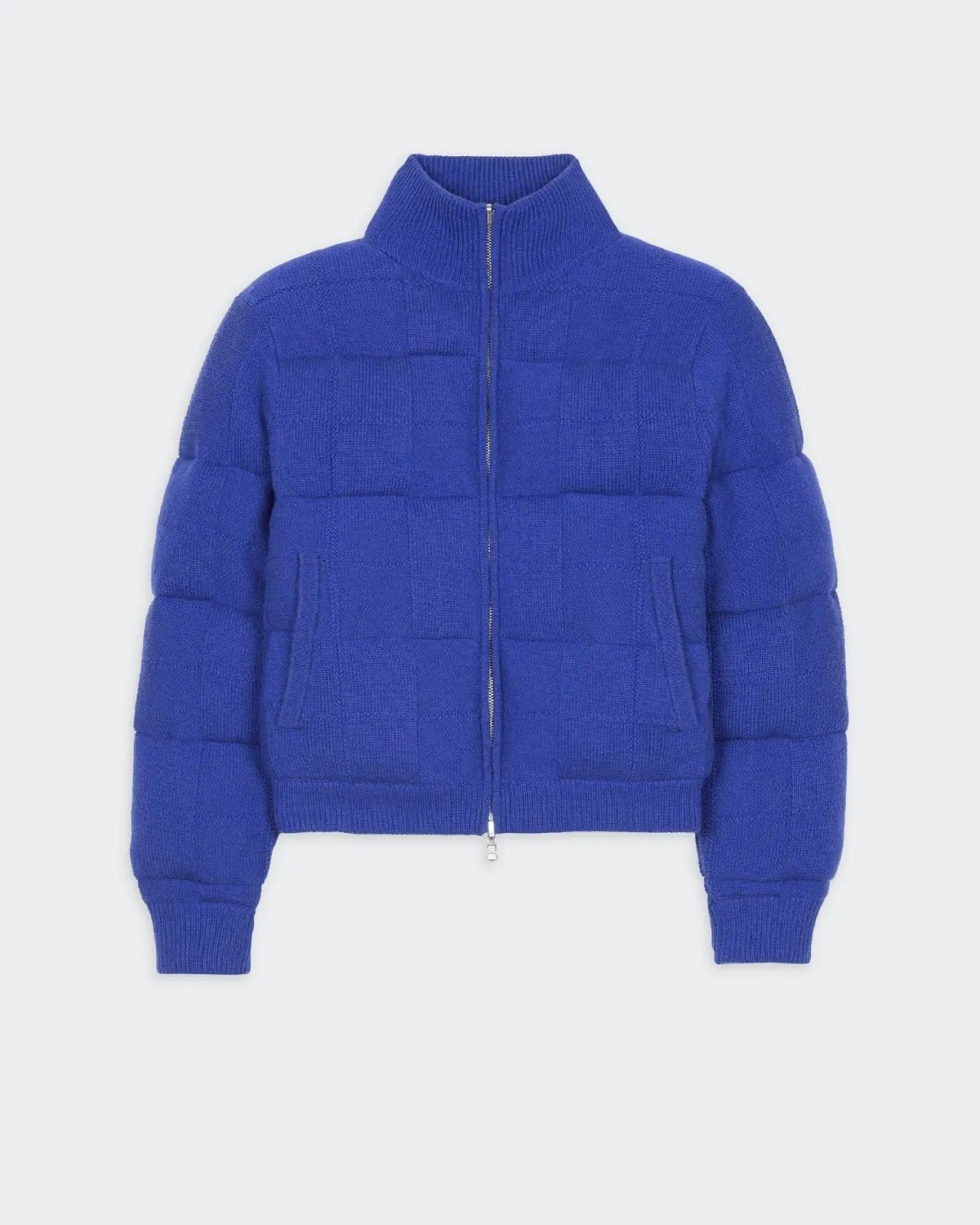 Quilted Puffer Jacket - Cobalt sold by Guest In Residence
