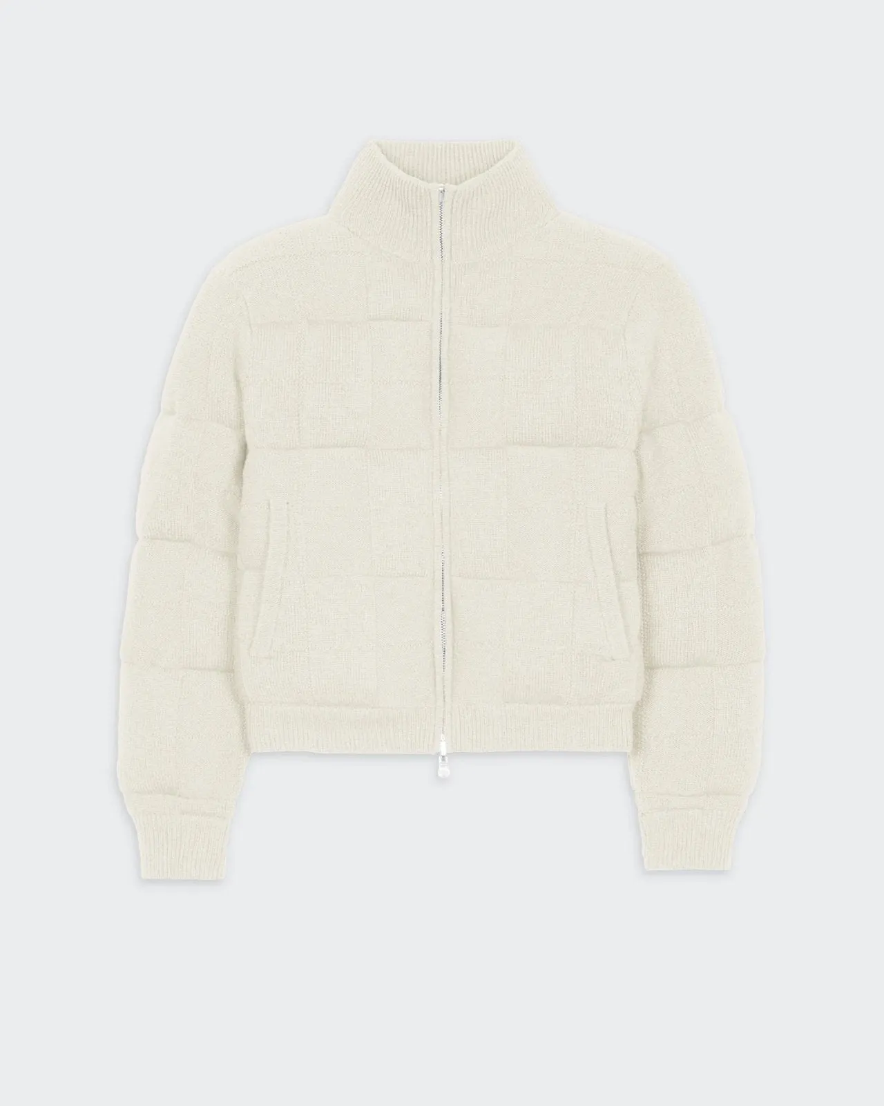 Quilted Puffer Jacket - Cream sold by Guest In Residence
