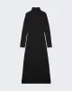 Wide Rib Turtleneck Dress In Cashmere - Black sold by Guest In Residence