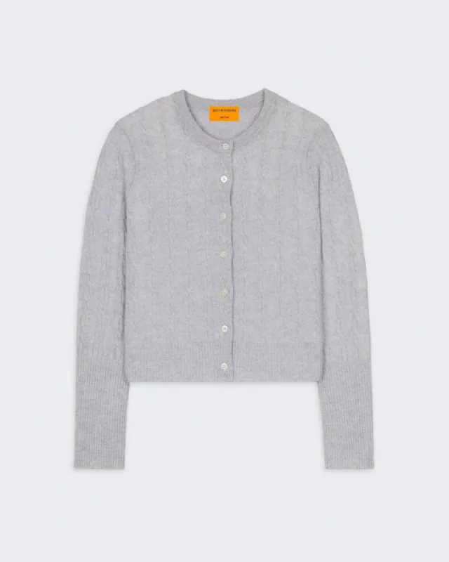Jane Cable Cardigan - Stone sold by Guest In Residence