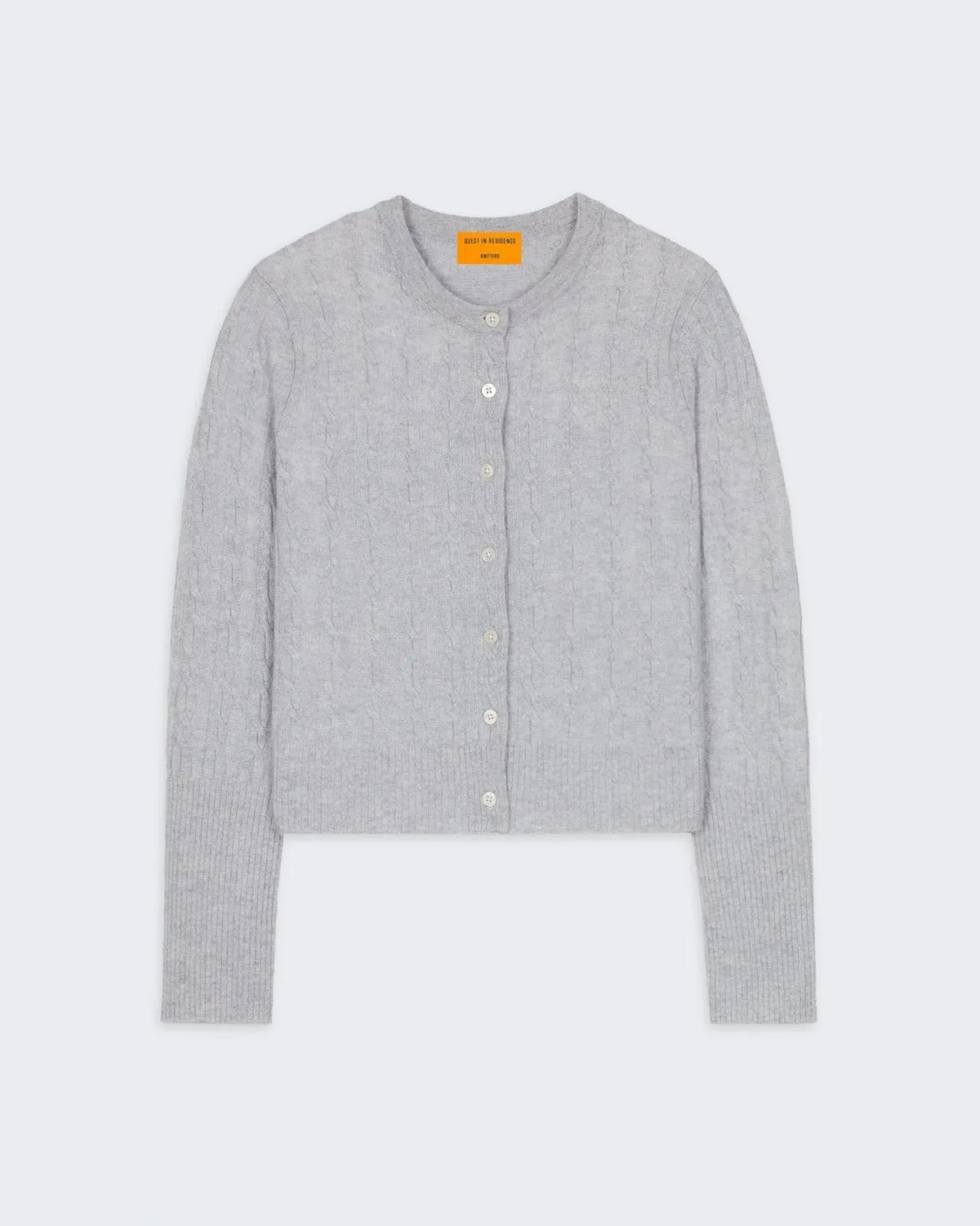 Jane Cable Cardigan - Stone sold by Guest In Residence