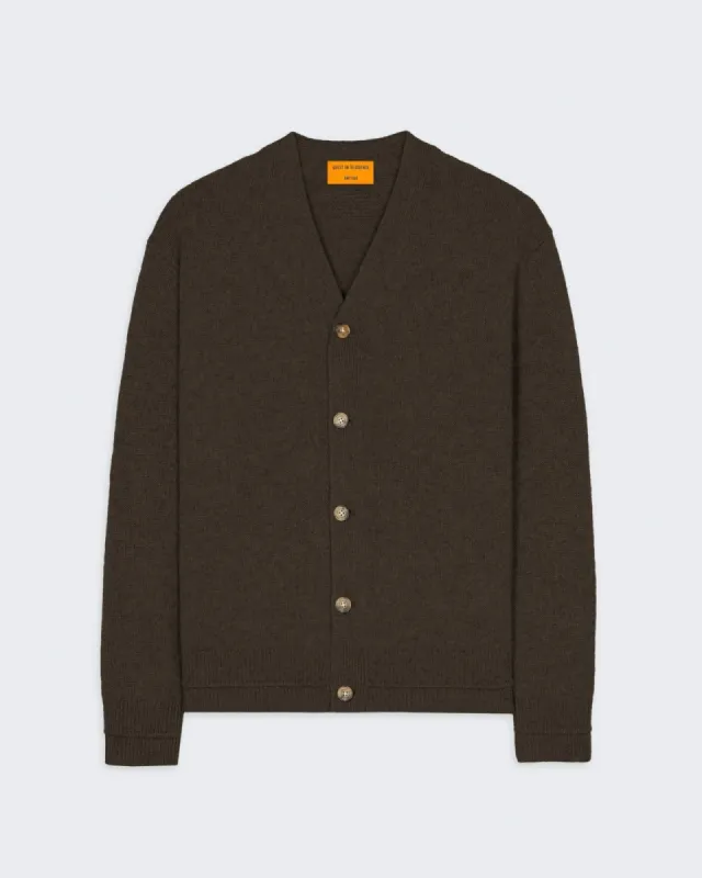 True Cardigan In Cashmere - Chestnut sold by Guest In Residence