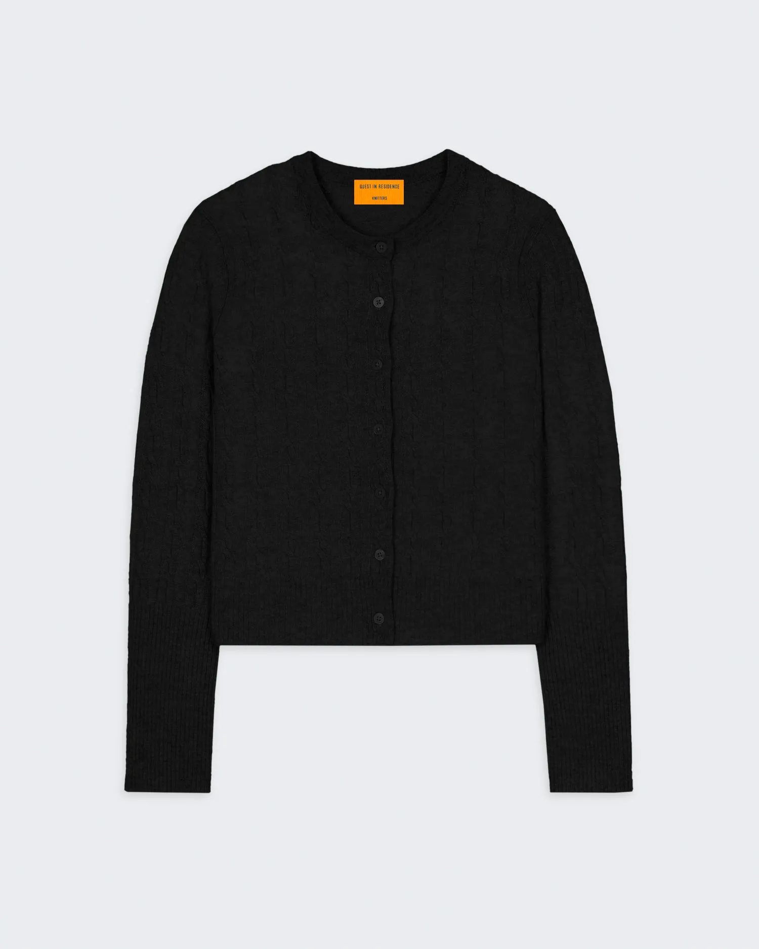 Jane Cable Cardigan - Black sold by Guest In Residence