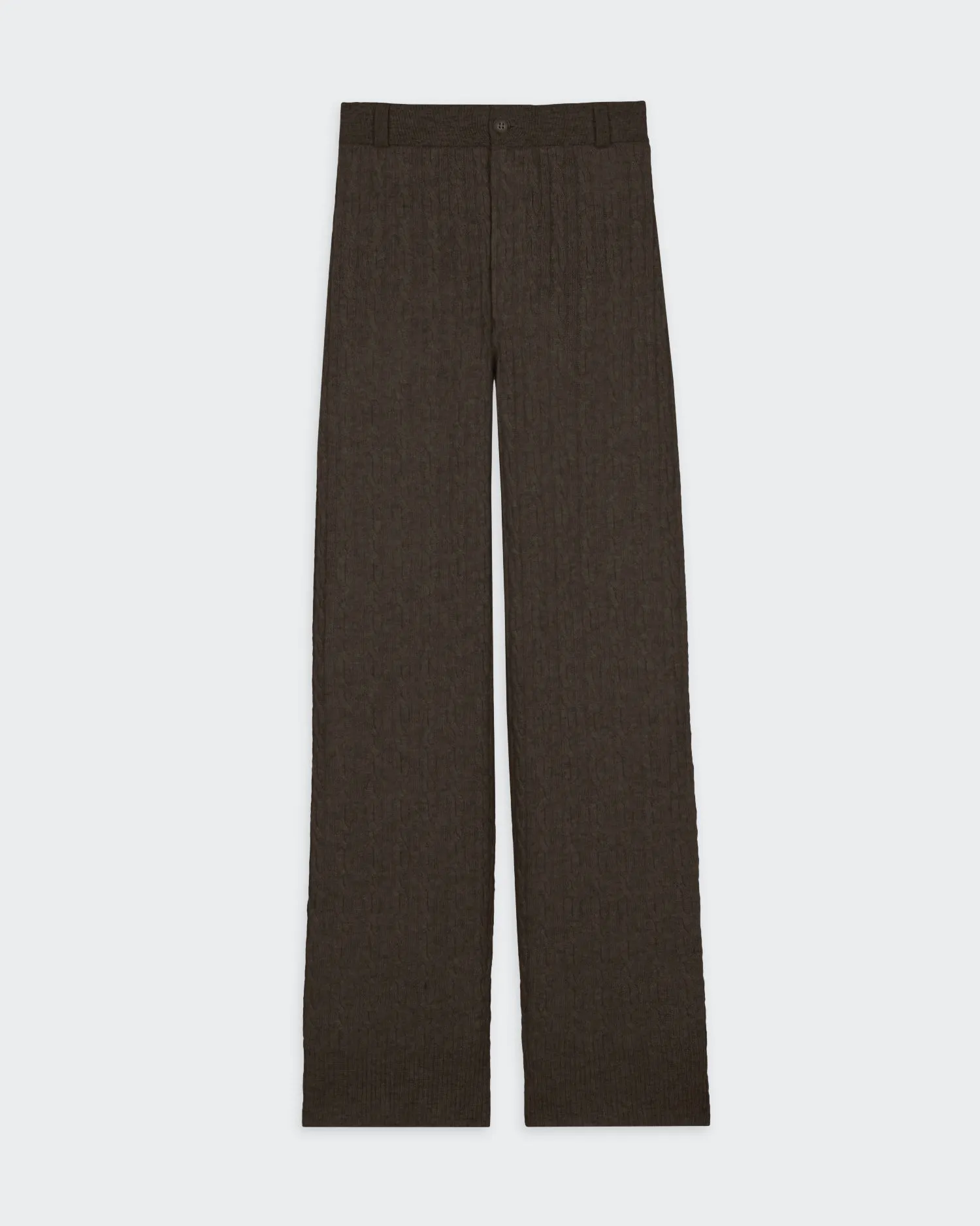 Cable Trouser - Chestnut sold by Guest In Residence