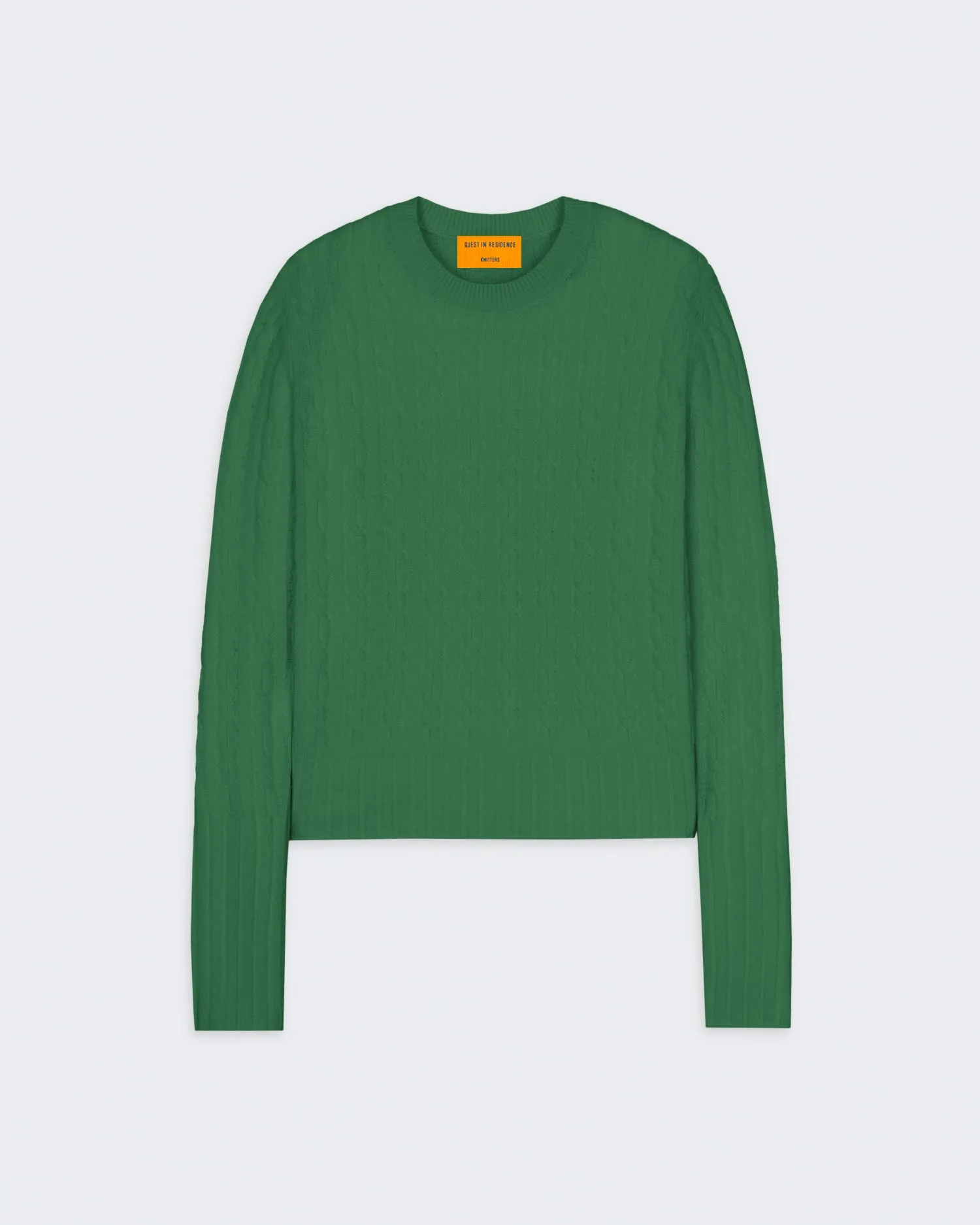 Cable Shrunken Crew - Rainforest sold by Guest In Residence