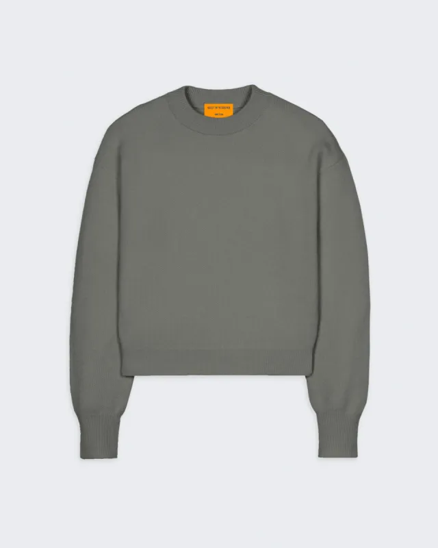 Collegiate Crew In Cashmere - Heather Grey sold by Guest In Residence