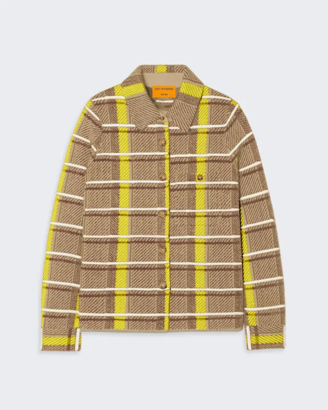 Dylan Plaid Shirt - Almond Combo sold by Guest In Residence