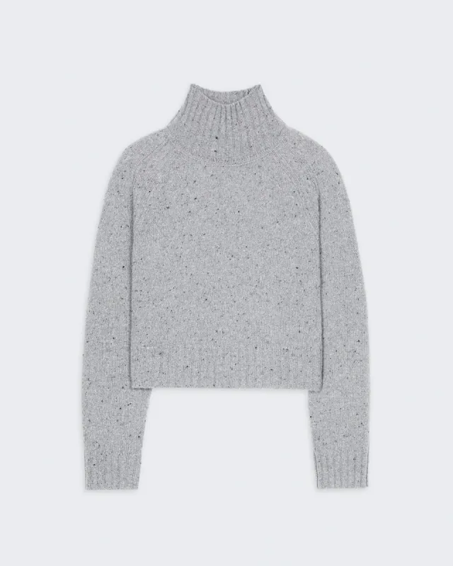 Cropped Turtleneck - Stone sold by Guest In Residence