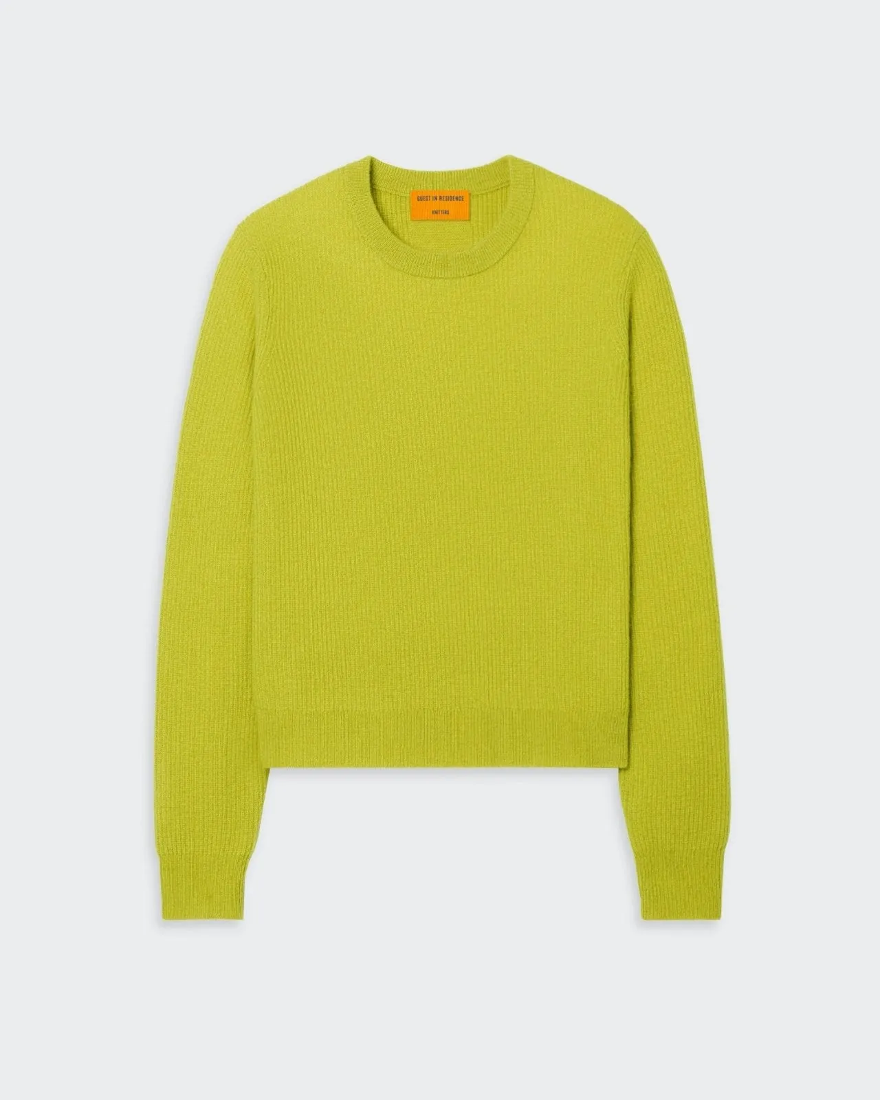 Light Rib Crew - Citrine sold by Guest In Residence