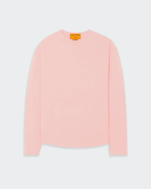 Oversized Crew - Powder Pink sold by Guest In Residence
