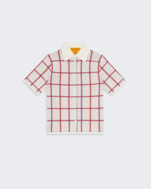 Picnic Plaid Shirt - Cream Combo sold by Guest In Residence
