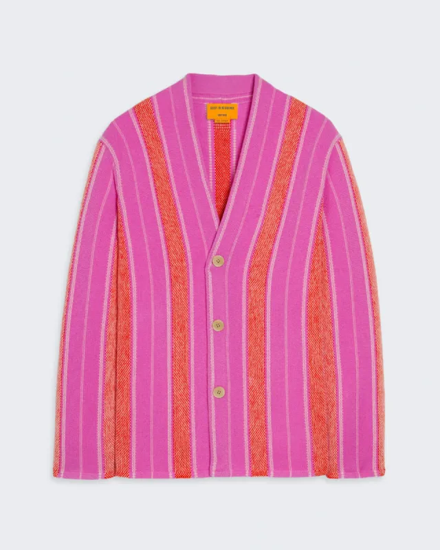 Baja Everywear Cardigan - Fuchsia Combo sold by Guest In Residence