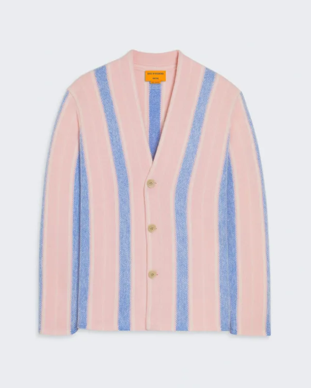 Baja Everywear Cardigan - Powder Pink Combo sold by Guest In Residence