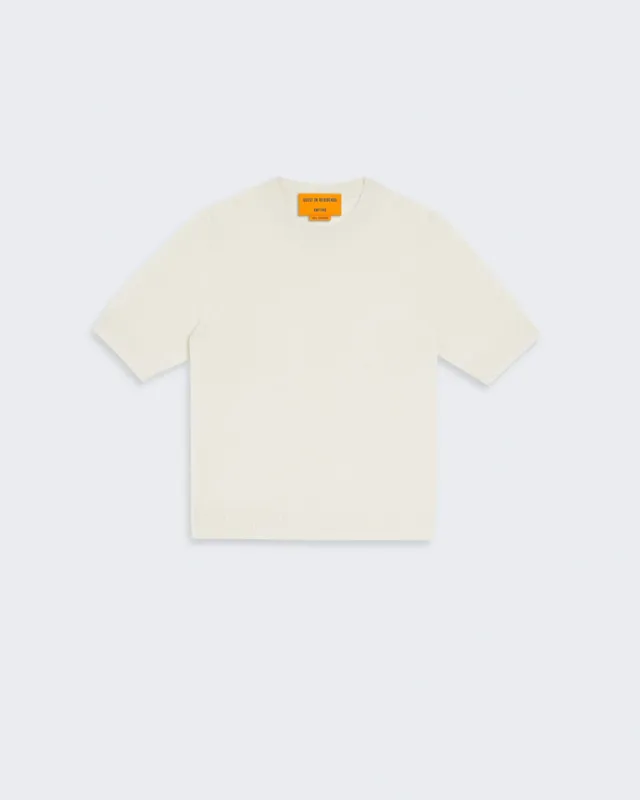 Sweater Tee - Cream sold by Guest In Residence