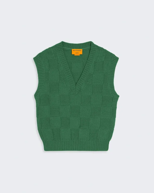Checker Vest - Rainforest sold by Guest In Residence