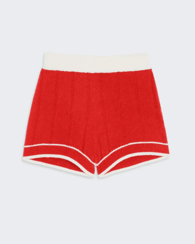 Racer Short - Cherry sold by Guest In Residence