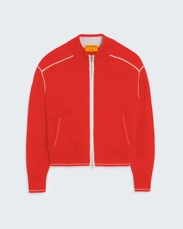 Track Jacket - Cherry sold by Guest In Residence