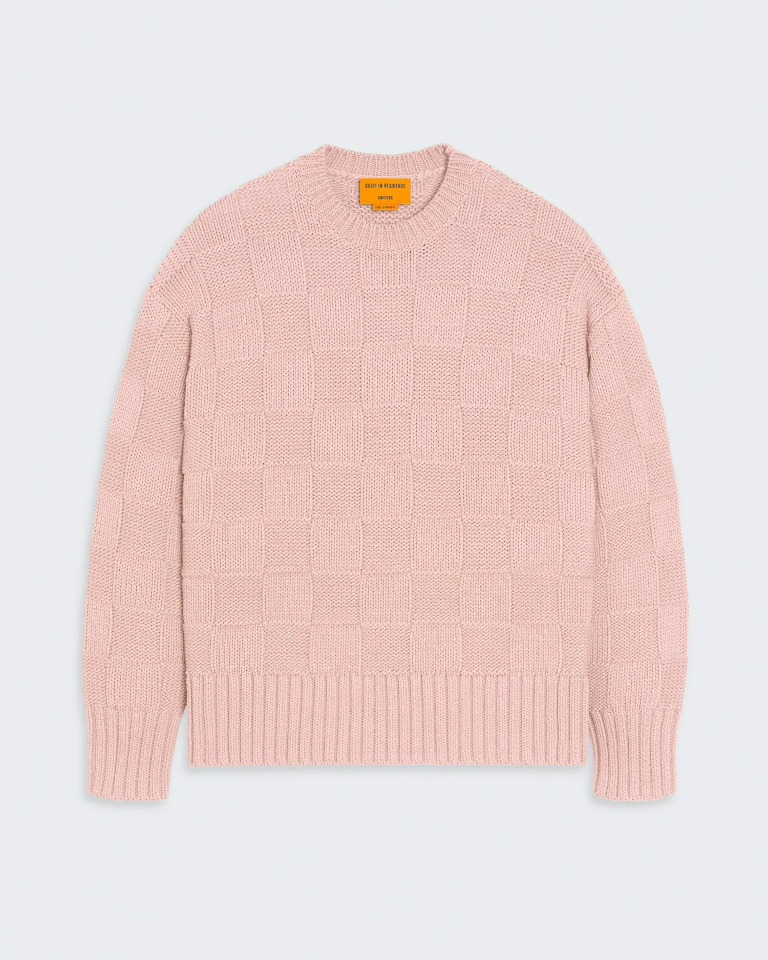 Checker Cozy Crew - Powder Pink sold by Guest In Residence
