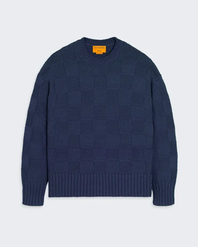 Checker Cozy Crew - Midnight sold by Guest In Residence